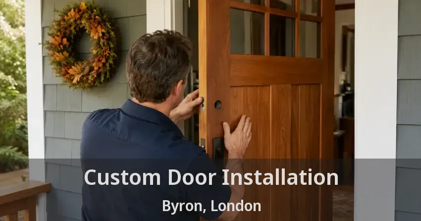 Custom Door Installation Byron, London - ON
