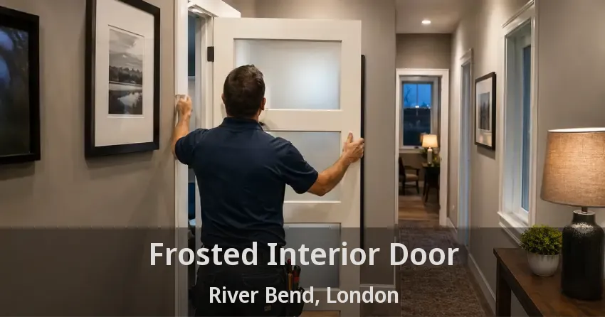 Frosted Interior Door River Bend, London - ON