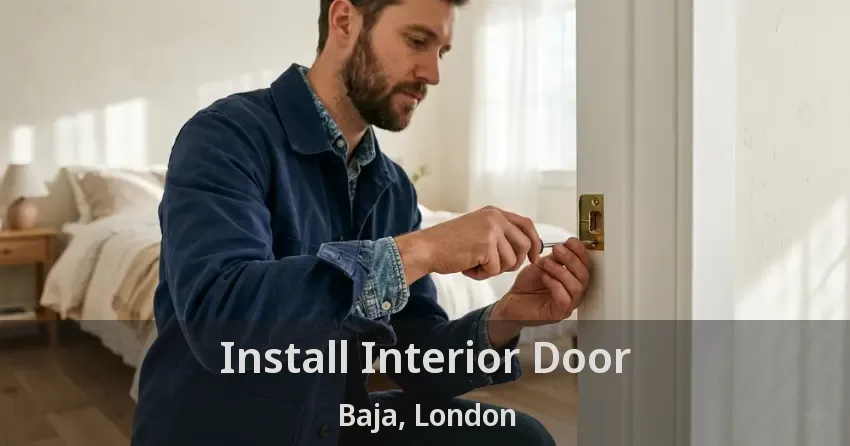 Install Interior Door Baja, London - ON
