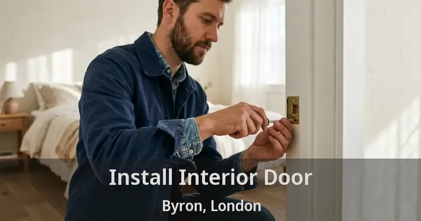 Install Interior Door Byron, London - ON