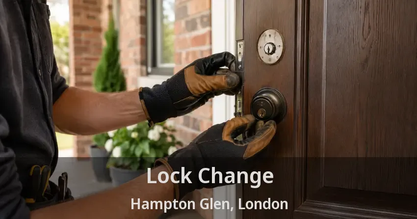 Lock Change Hampton Glen, London - ON
