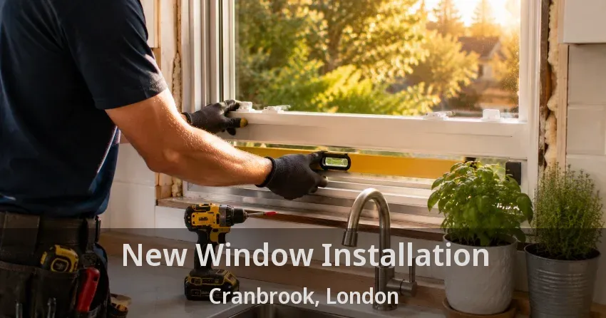 New Window Installation Cranbrook, London - ON