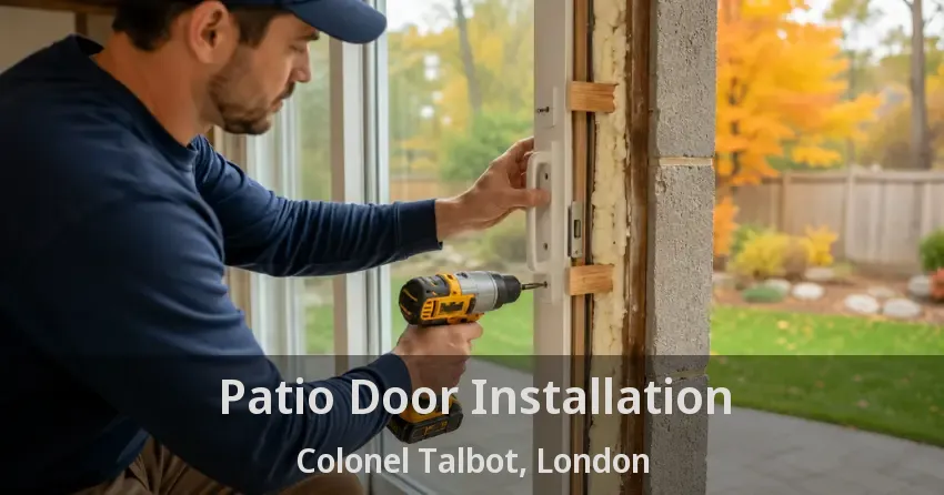 Patio Door Installation Colonel Talbot, London - ON