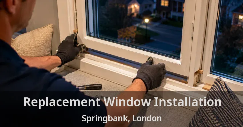 Replacement Window Installation Springbank, London - ON