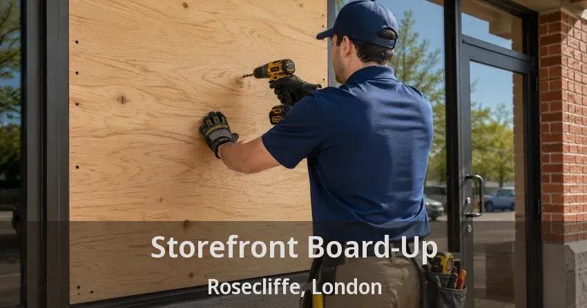 Storefront Board-Up Rosecliffe, London - ON