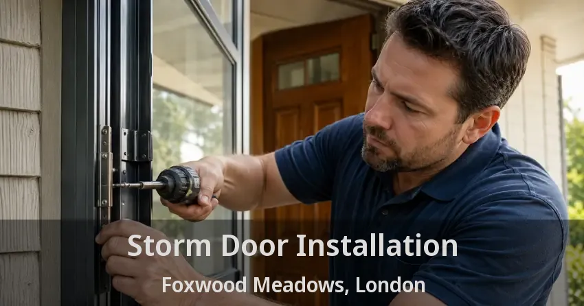 Storm Door Installation Foxwood Meadows, London - ON