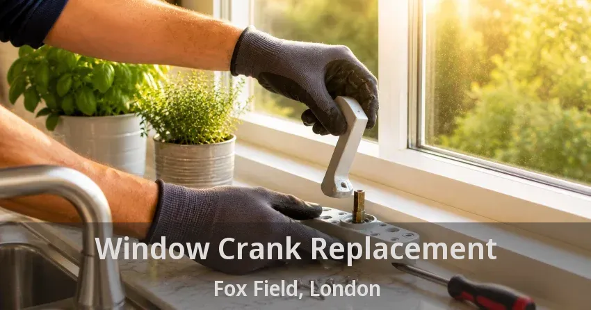 Window Crank Replacement Fox Field, London - ON