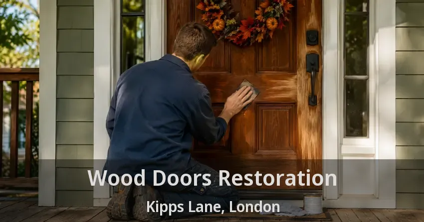 Wood Doors Restoration Kipps Lane, London - ON