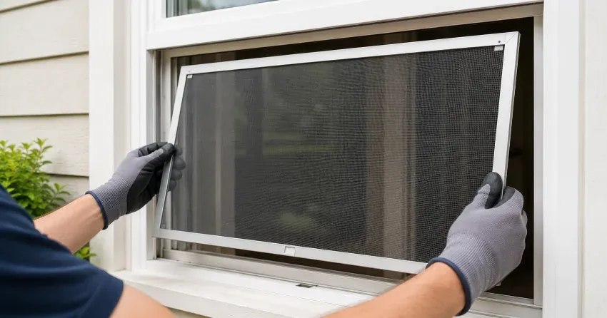 technician repairing a window sash and balance system in Argyle, London