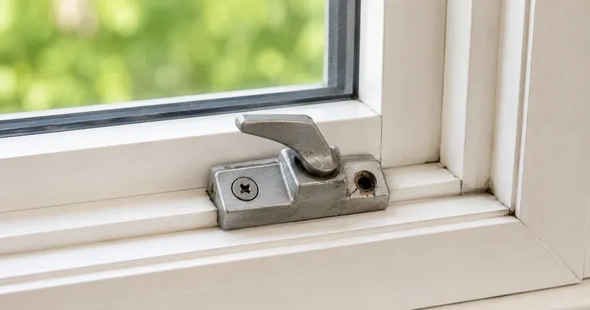 technician repairing a window balance mechanism in Bishop Hellmuth, London